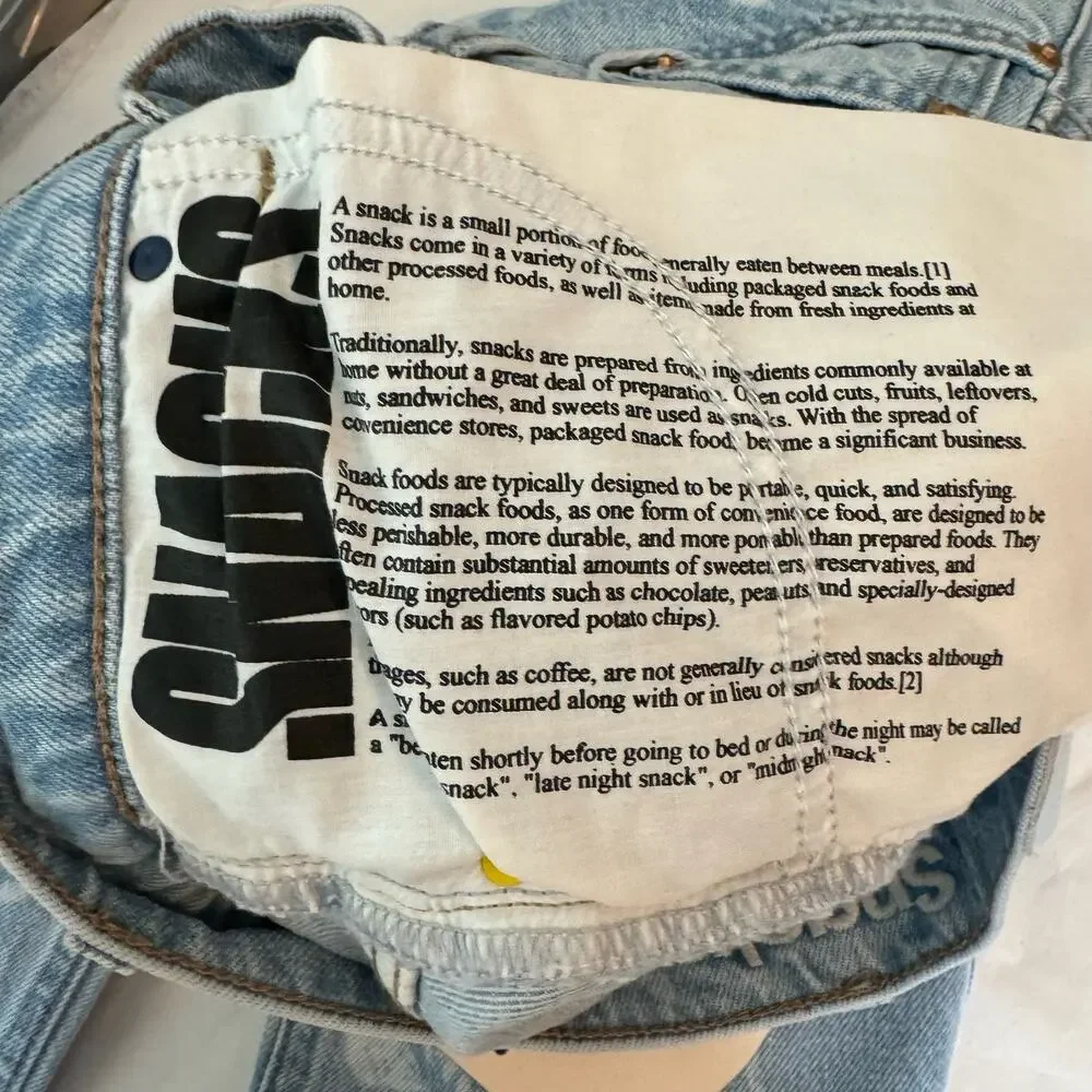 MOTHER SNACKS High Waisted Twizzy Skimp Bread & Butterfly Jeans Size 26 NWT - Picture 14 of 16